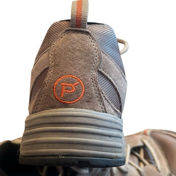 Propet Connelly Sneaker Shoe Brown Suede OrthoLite Orthotics Hiking Camp 10X(3E) - Picture 8 of 16